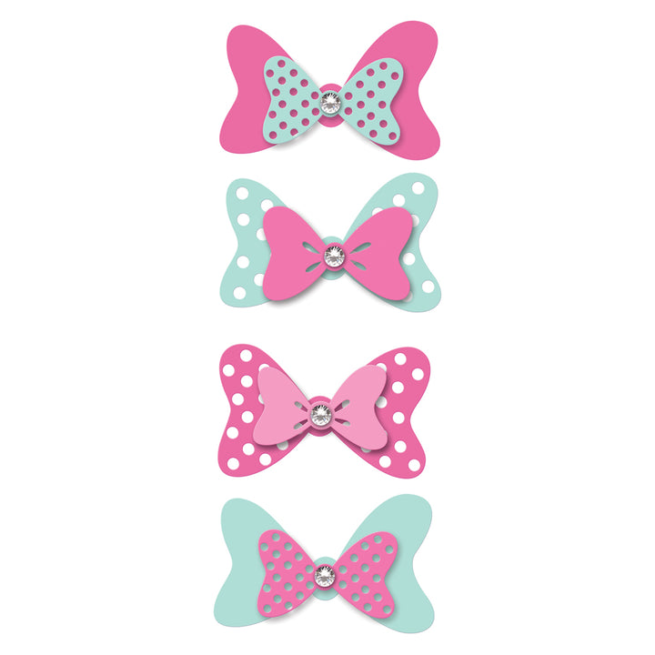 RoomMates - Minnie Mouse Bow Embell Wandsticker Wandtattoo Sticker EMB0022SCS