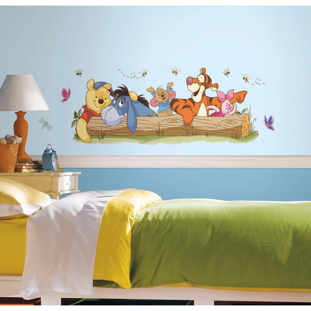 RoomMates - DISNEY Winnie Puuh & Freunde Freizeitspaß - Wandtattoo Wandsticker Wandaufkleber Wandbil