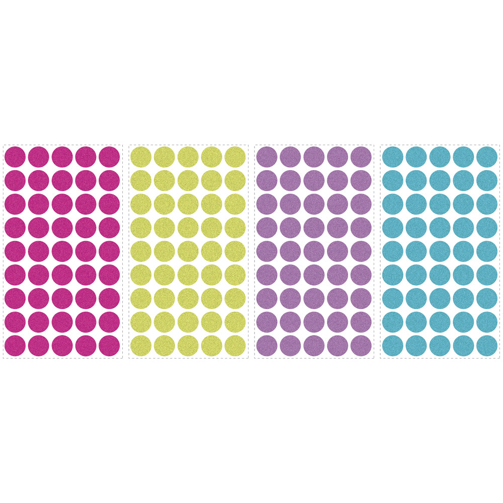RoomMates - Glitzerkonfetti Bunt - Wandtattoo  Wandsticker Wandaufkleber Wandbilder