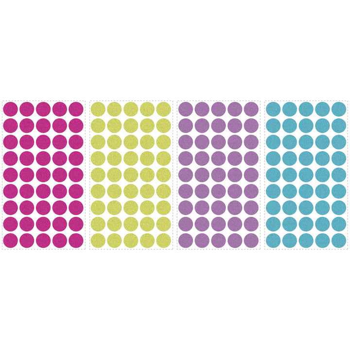 RoomMates - Glitzerkonfetti Bunt - Wandtattoo  Wandsticker Wandaufkleber Wandbilder