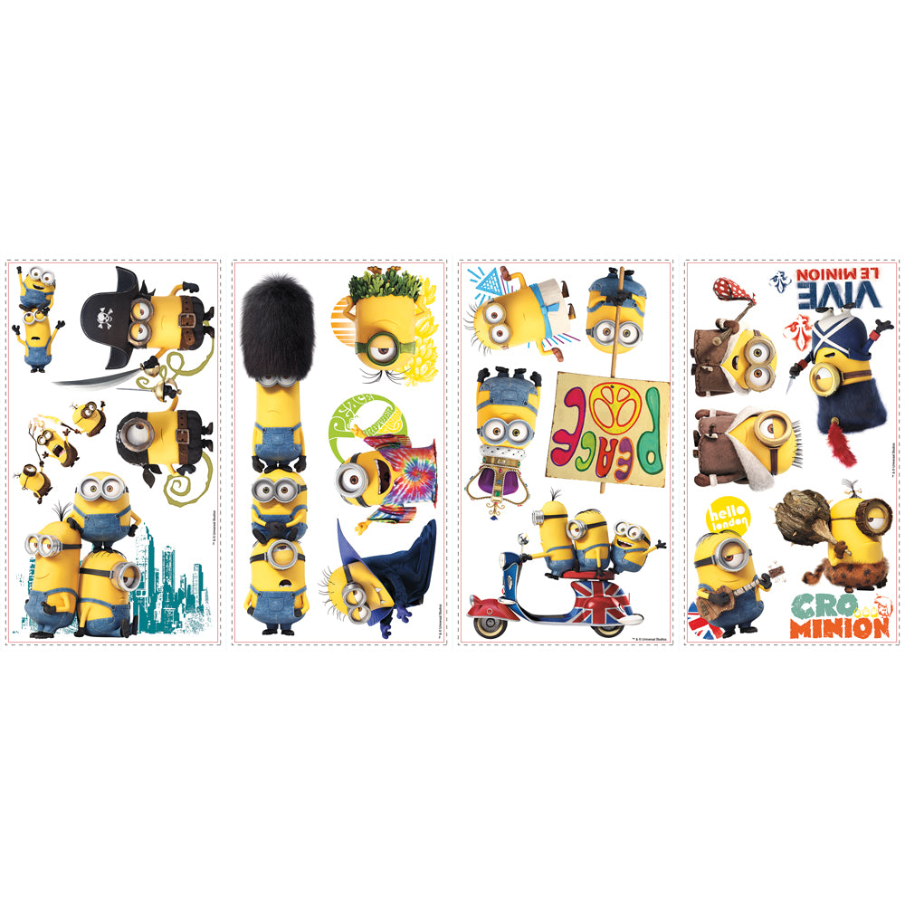 RoomMates - Minions - Wandtattoo Wandsticker Wandaufkleber Wandbilder DIY